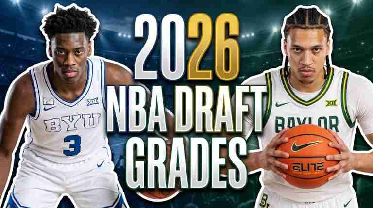 2026 NBA Draft grades and first-round analysis featuring AJ Dybantsa and Cameron Carr.